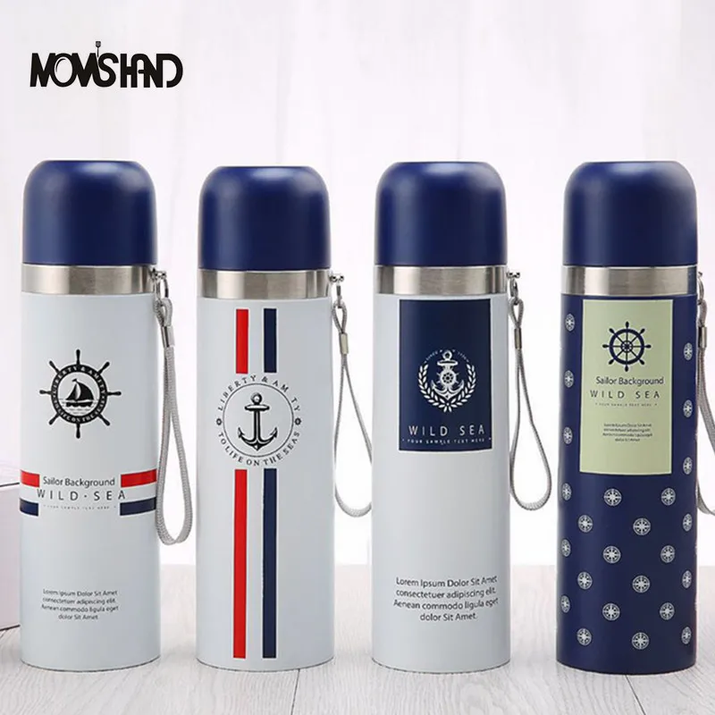 MOM'S HAND Double Wall Stainless Steel Vacuum Thermos Water Bottle Bullet Naval Style Portable Thermos Flask for Children
MOM'S HAND Double Wall Stainless Steel Vacuum Thermos Water Bottle Bullet Naval Style Portable Thermos Flask for Children