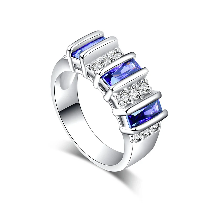 MISANANRYNE Fashion Jewelry Silver Color Finger Ring Unique Purple Cubic Zirconia Women Ring Size 7/8/9
MISANANRYNE Fashion Jewelry Silver Color Finger Ring Unique Purple Cubic Zirconia Women Ring Size 7/8/9