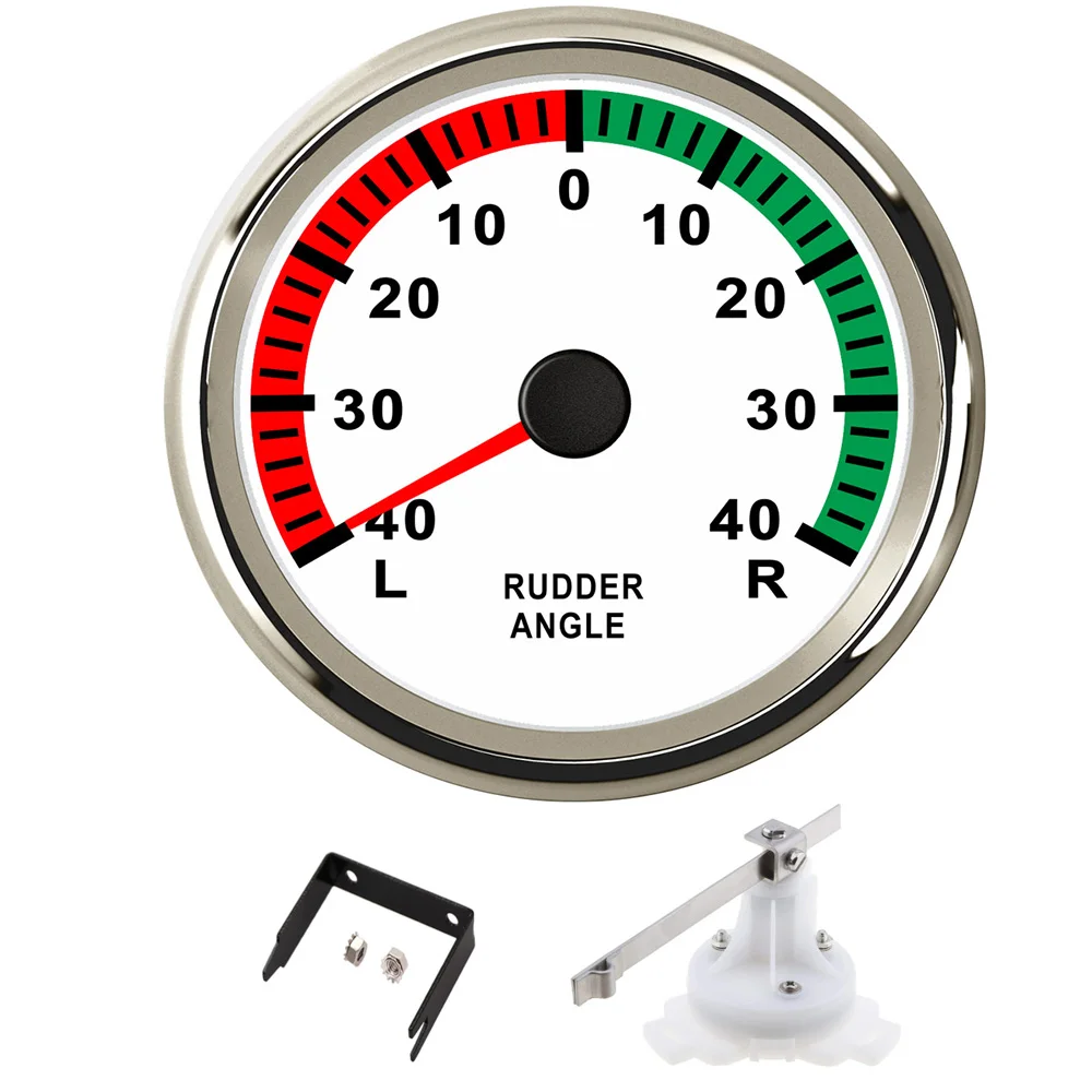 Marine Rudder Angle Indicator Gauge 0~190ohm Rudder Angle Gauge With Rudder Sensor 85mm Indicator with Backlight
Marine Rudder Angle Indicator Gauge 0~190ohm Rudder Angle Gauge With Rudder Sensor 85mm Indicator with Backlight
