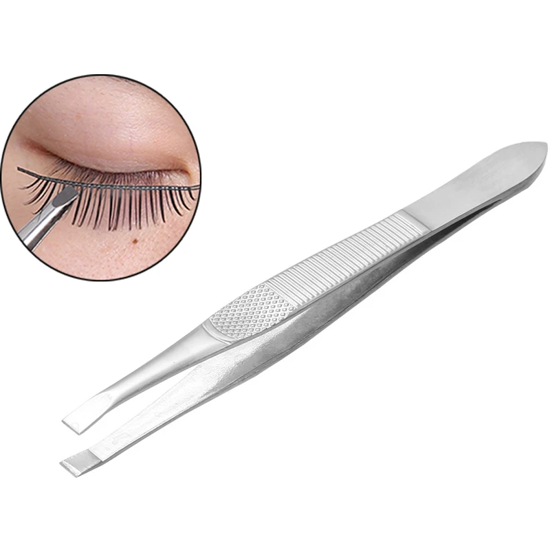 1Pcs Stainless Steel Eyebrow Tweezers Removal Eye Brow Tweezer Flat Tip Face Nose Hair Clip Makeup Shape Tool 8cm
1Pcs Stainless Steel Eyebrow Tweezers Removal Eye Brow Tweezer Flat Tip Face Nose Hair Clip Makeup Shape Tool 8cm