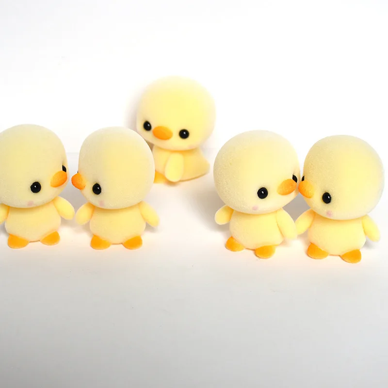 Flocking Plush Real Life Animals Kawaii Toys Caramel Shiba Inu Penguin Duck (8)