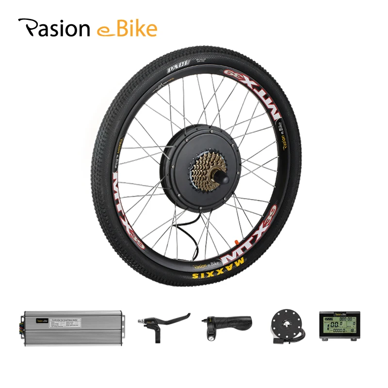 PASION E BIKE Conversion Kit Motor Wheel 48V 1500W Electric Bicycle Kit 26inch Rear Wheel Motor 7 Speed Freewheel Rear Motor Kit 
PASION E BIKE Conversion Kit Motor Wheel 48V 1500W Electric Bicycle Kit 26inch Rear Wheel Motor 7 Speed Freewheel Rear Motor Kit