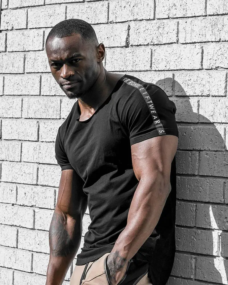 Summer Men's Sportswear Tight Clothes Plain Short Sleeve Fitness Clothes Fast Drying Sweat Absorbing Fitness Clothes
Summer Men's Sportswear Tight Clothes Plain Short Sleeve Fitness Clothes Fast Drying Sweat Absorbing Fitness Clothes