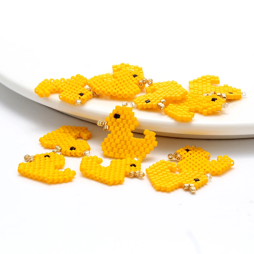 MEIBEADS 1pc MIYUKI Seed Beads Duck Animal Charms Fit Women Diy Seed Beads Earrings Bracelet Necklaces Jewelry Accessories
MEIBEADS 1pc MIYUKI Seed Beads Duck Animal Charms Fit Women Diy Seed Beads Earrings Bracelet Necklaces Jewelry Accessories