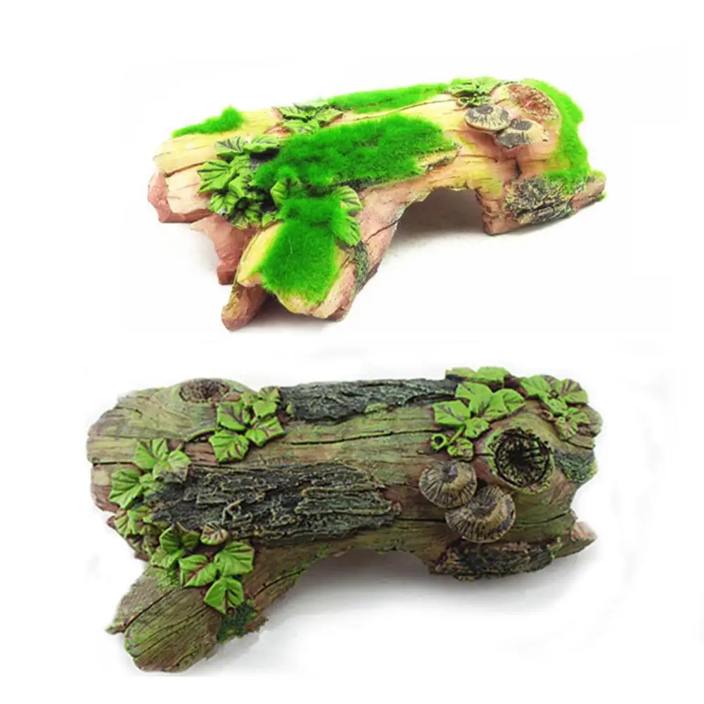 Fish Tank Turtle Tortoise Pet Simulation Driftwood Resin Aquarium Decoration Set | Дом и сад