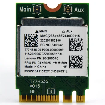 Realtek RTL8723BE 300Mbps 802.11n NGFF Wireless Mini PCI E WiFi Adapter + Bluetooth 4.0 WLAN card for Lenovo E450 E550 E555 Y50
Realtek RTL8723BE 300Mbps 802.11n NGFF Wireless Mini PCI E WiFi Adapter + Bluetooth 4.0 WLAN card for Lenovo E450 E550 E555 Y50