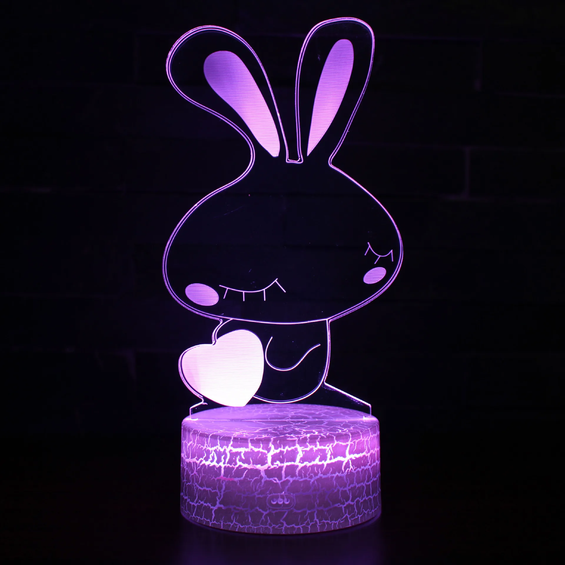 Colorful Remote Touch Led Lights Christmas Decorations Gift For Baby Room Table Lamps Rabbit 3d Small Night Light
Colorful Remote Touch Led Lights Christmas Decorations Gift For Baby Room Table Lamps Rabbit 3d Small Night Light