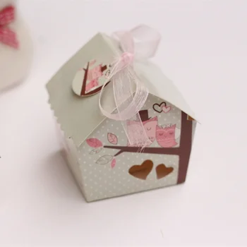 20pcs/lot Creative White Couple Owl Bird Home Paper Wedding Candy Box Beautiful Hollow Heart House Candy Gift Box Party Supply
20pcs/lot Creative White Couple Owl Bird Home Paper Wedding Candy Box Beautiful Hollow Heart House Candy Gift Box Party Supply