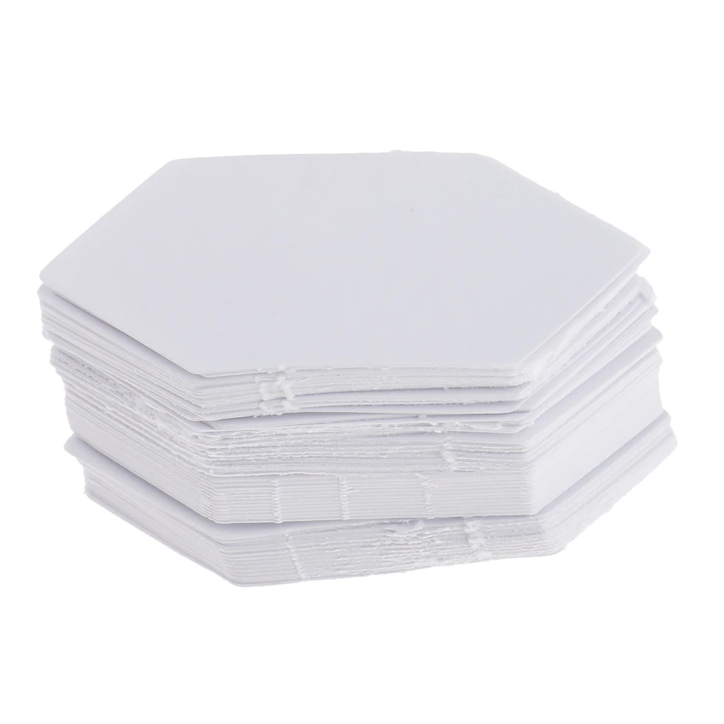 100 Pieces Hexagon Shape Paper Quilting Templates for Sewing Craft 4.2cm DIY Clothes Dress Apparel Sewing Fabric Tools Accessory