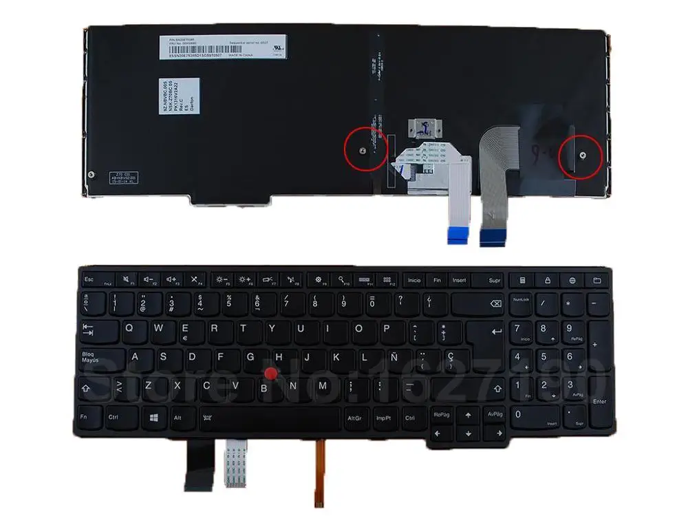 SP/Spanish Laptop Replacement Keyboard for LENOVO YOGA 15 GLOSSY FRAME BLACK Backlit With Point Win8 Cuaderno de teclado
SP/Spanish Laptop Replacement Keyboard for LENOVO YOGA 15 GLOSSY FRAME BLACK Backlit With Point Win8 Cuaderno de teclado