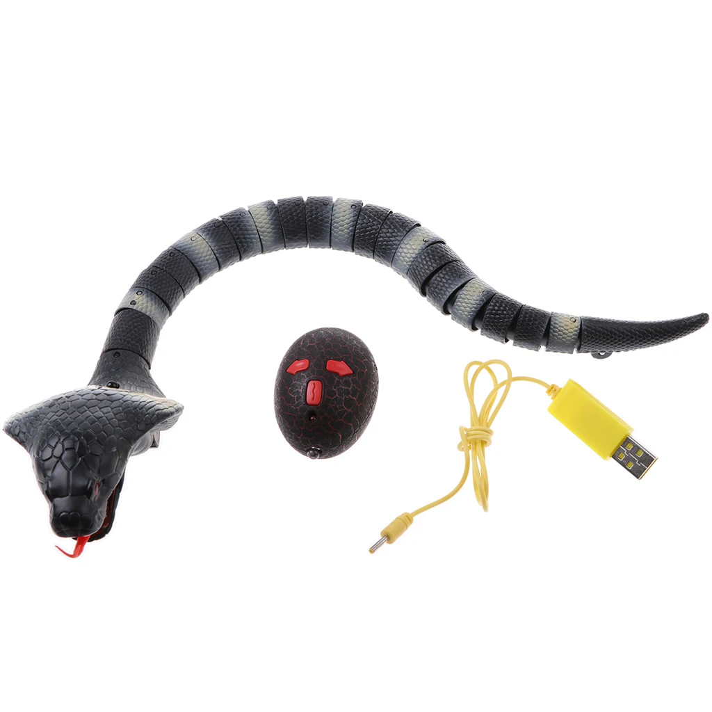 Infrared Remote Control RC Moving Quickly Snake Trick Gag Toy Party Bag Fillers - Grey 
Infrared Remote Control RC Moving Quickly Snake Trick Gag Toy Party Bag Fillers - Grey