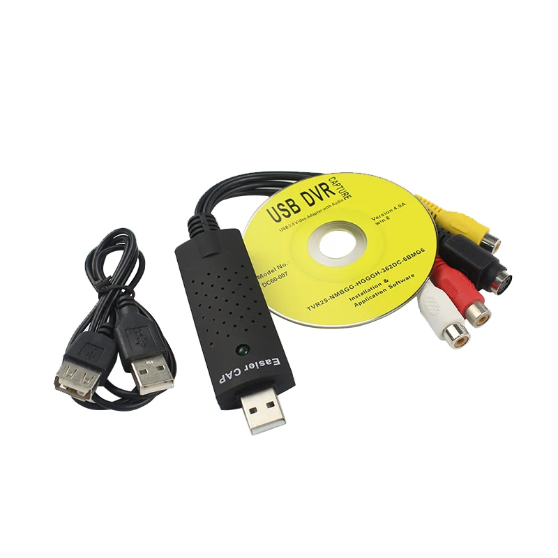 USB 2 0 простая Крышка для Видео ТВ DVD VHS DVR крышка адаптер видео ture устройство Windows