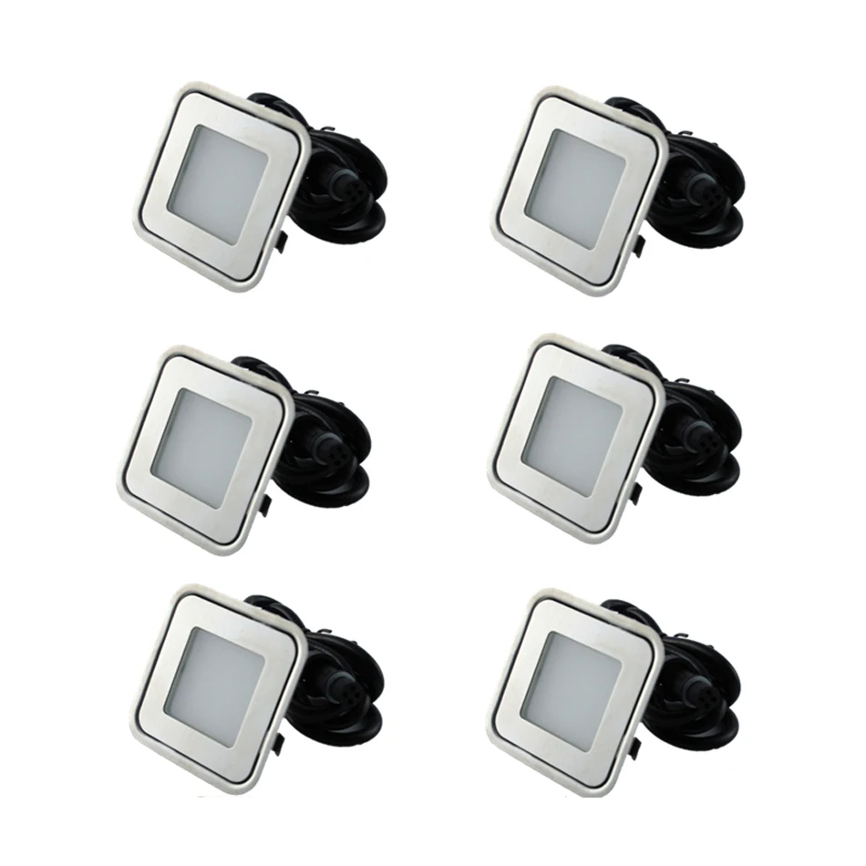 6pcs/Lots Stainless Steel LED Step Lamps 0.6W/0.9W Led Buried Lighting Used for Porch/Footstep/Square/Building DC12V
6pcs/Lots Stainless Steel LED Step Lamps 0.6W/0.9W Led Buried Lighting Used for Porch/Footstep/Square/Building DC12V
