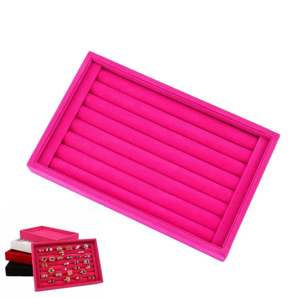 Hot Pink Ring Velvet Jewellery Display Box Cufflinks Storage Tray Case Holder Organizer
Hot Pink Ring Velvet Jewellery Display Box Cufflinks Storage Tray Case Holder Organizer