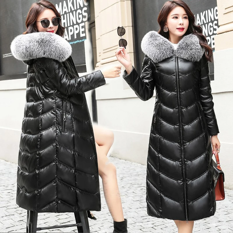 White Duck Down Waterproof Winter Jackets Women Warm Real Fox fur collar Hooded Winter Coat Female Long Down Jacket Warm Parka
White Duck Down Waterproof Winter Jackets Women Warm Real Fox fur collar Hooded Winter Coat Female Long Down Jacket Warm Parka