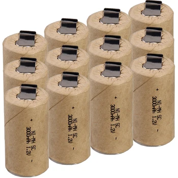 Lowest price 12 piece SC battery 1.2v batteries rechargeable 3000mAh nimh battery for power tools akkumulator
Lowest price 12 piece SC battery 1.2v batteries rechargeable 3000mAh nimh battery for power tools akkumulator