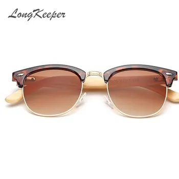 LongKeeper Sunglasses Fashion Wooden Temple Women Men Coating UV Sun Glasses Female Vintage Retro 2019 Half Frame Gafas Eyewear
LongKeeper Sunglasses Fashion Wooden Temple Women Men Coating UV Sun Glasses Female Vintage Retro 2019 Half Frame Gafas Eyewear