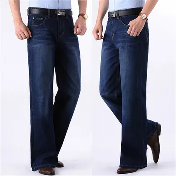 2019 New Mens Big Boot Cut Leg Pants Loose High Waist Flared Jeans Designer Classic Mens Jeans High Quality Large Size 36 38 40
2019 New Mens Big Boot Cut Leg Pants Loose High Waist Flared Jeans Designer Classic Mens Jeans High Quality Large Size 36 38 40