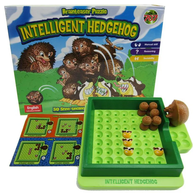 Creative Maze Toy Room Escape Scroll Intelligent Hedgehog Puzzle 1
