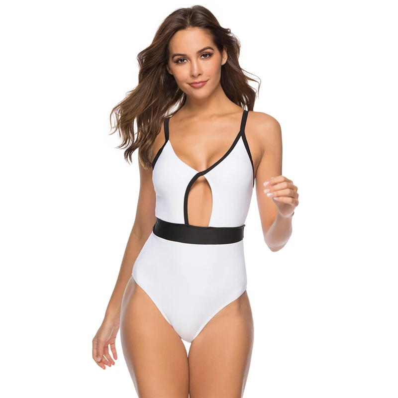 Soft Pure White Bandage Cross Swimsuit One Piece Cut Out Haute Swimwear Sale 2019 Solid Hollow Out Bathing Suit Women Monokini
Soft Pure White Bandage Cross Swimsuit One Piece Cut Out Haute Swimwear Sale 2019 Solid Hollow Out Bathing Suit Women Monokini