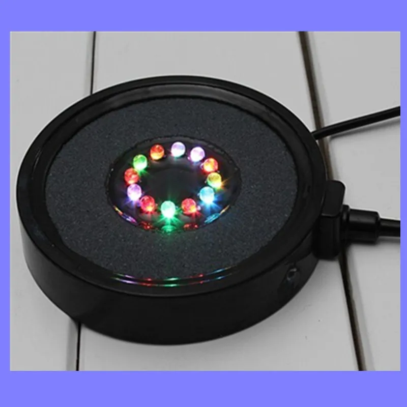 12 LED aquarium lighting sandbox increase oxygen plate lamp light multi-color,RGB bubble lamp gas bubbles circular diving lamp
12 LED aquarium lighting sandbox increase oxygen plate lamp light multi-color,RGB bubble lamp gas bubbles circular diving lamp