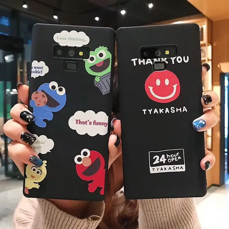 Luxury 3D Embossed Sesame Street Cookie Elmo Smile Phone Case For Samsung Galaxy S10 S8 S9 Plus Note 8 9 Soft Silicone TPU Cover
Luxury 3D Embossed Sesame Street Cookie Elmo Smile Phone Case For Samsung Galaxy S10 S8 S9 Plus Note 8 9 Soft Silicone TPU Cover