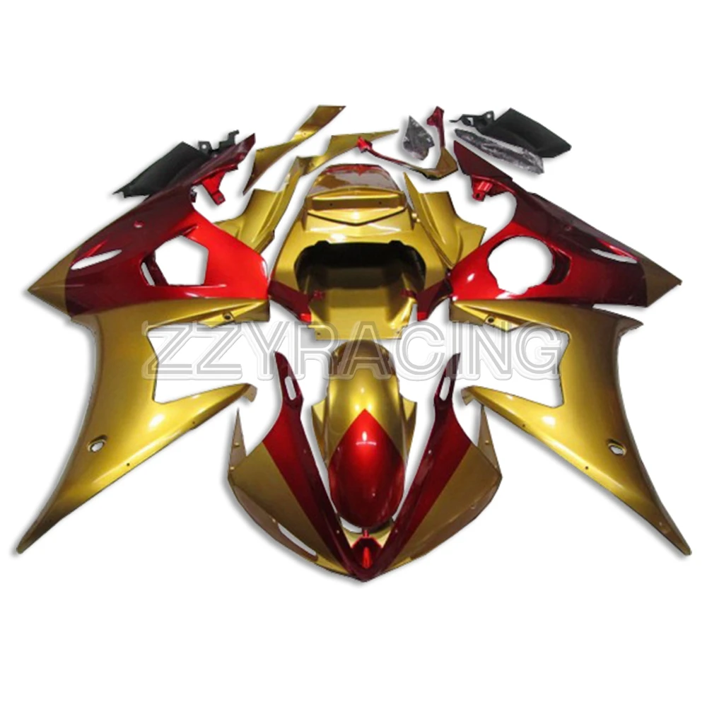 Injection Fairings for Yamaha YZF-600 R6 2003 - 2005 2004 Complete Panels Kit 03 04 05 ABS Plastic Body Kit Gold Red Frames New
Injection Fairings for Yamaha YZF-600 R6 2003 - 2005 2004 Complete Panels Kit 03 04 05 ABS Plastic Body Kit Gold Red Frames New