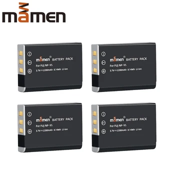 Mamen 4pcs NP 95 NP-95 NP95 2200mAh Digital battery for Fujifilm F30 F31fd Real 3D W1 X-S1 X100 X100s RICOH GXR PM038 Batteries
Mamen 4pcs NP 95 NP-95 NP95 2200mAh Digital battery for Fujifilm F30 F31fd Real 3D W1 X-S1 X100 X100s RICOH GXR PM038 Batteries