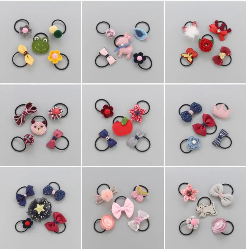 Lovely Cartoon Baby Girl Elastic Hair Bands Kids animal flower hair bow Ponytail Holder Children Rubber Band Hair Accessories Q4
Lovely Cartoon Baby Girl Elastic Hair Bands Kids animal flower hair bow Ponytail Holder Children Rubber Band Hair Accessories Q4