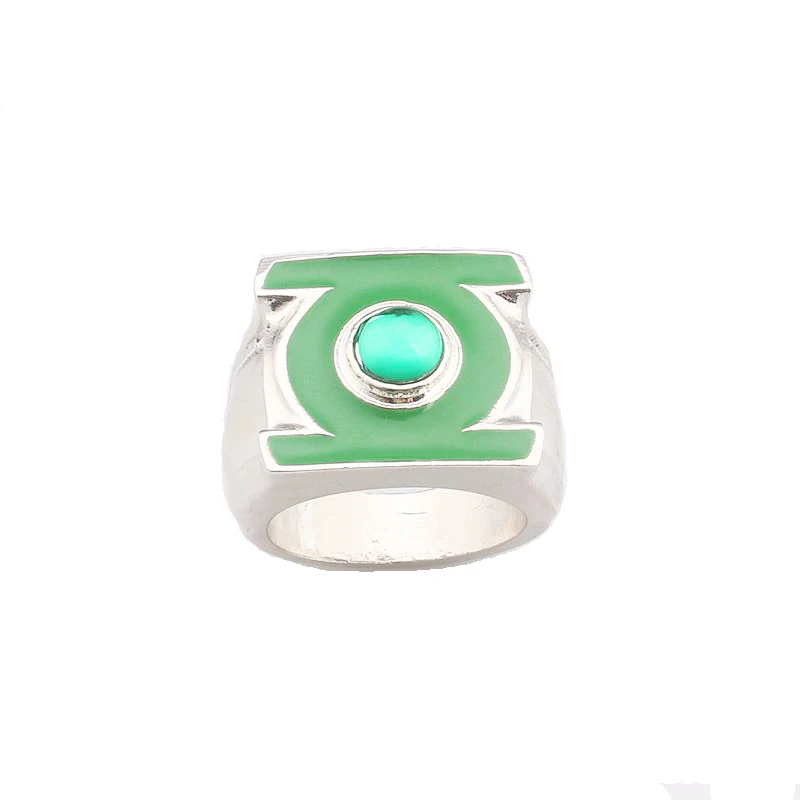 Movie Superhero Comics Green Lantern Ring high quality Green enamel Men and Women Jewelry beautiful accessories
Movie Superhero Comics Green Lantern Ring high quality Green enamel Men and Women Jewelry beautiful accessories