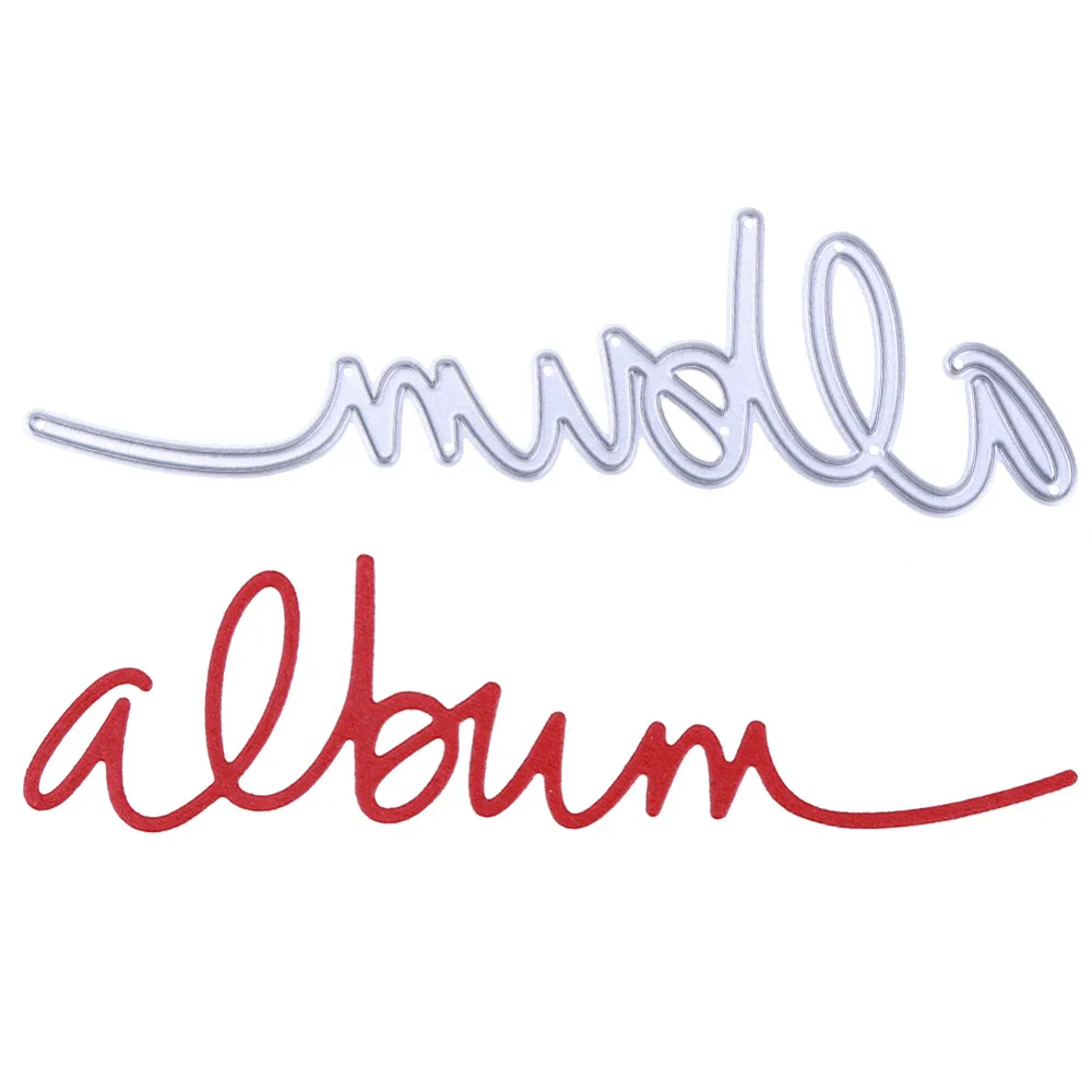 Words Album Metal Cutting Dies Stencils For DIY Scrapbooking Embossing Photo Album Paper Cards Decorative Crafts Die Cuts
Words Album Metal Cutting Dies Stencils For DIY Scrapbooking Embossing Photo Album Paper Cards Decorative Crafts Die Cuts