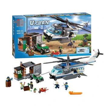 Police Crook Helicopter Surveillance Building Blocks Figures Model Compatible with city 60046 sets Toy For Children
Police Crook Helicopter Surveillance Building Blocks Figures Model Compatible with city 60046 sets Toy For Children