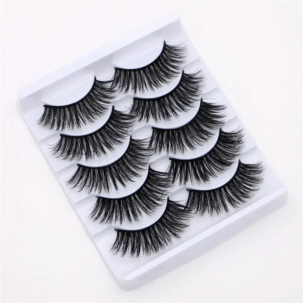 Fashion Makeup Tools 5 Pairs 3D False Eyelashes Tail Lengthening Thick Lashes Extensions Eye Make Up Fake Eyelashes
Fashion Makeup Tools 5 Pairs 3D False Eyelashes Tail Lengthening Thick Lashes Extensions Eye Make Up Fake Eyelashes
