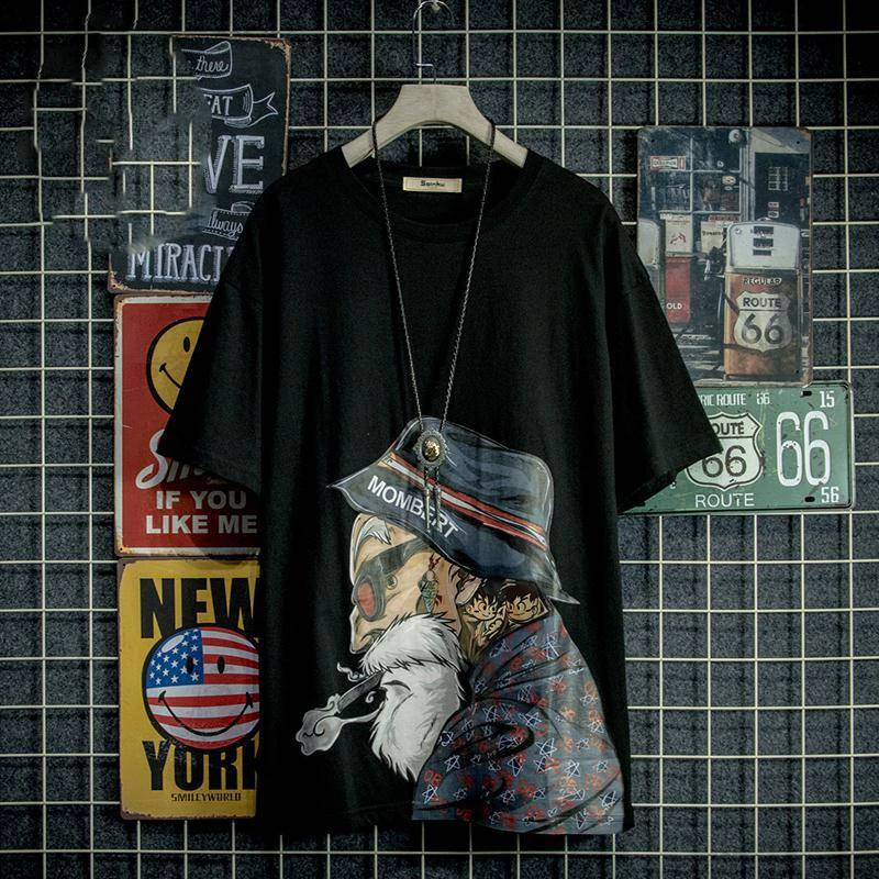 Summer Dragon Ball T Shirt High Street Fashion Print Oversize Men Tshirt Streetwear Japanese Loose Short Sleeve T Shirts Men
Summer Dragon Ball T Shirt High Street Fashion Print Oversize Men Tshirt Streetwear Japanese Loose Short Sleeve T Shirts Men