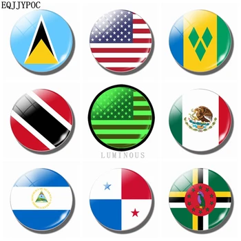 North American Flag 30MM Refrigerator Magnet Luminous Fridge Magnet Glass Saint Lucia Mexico Nicaragua Panama Dominique Souvenir
North American Flag 30MM Refrigerator Magnet Luminous Fridge Magnet Glass Saint Lucia Mexico Nicaragua Panama Dominique Souvenir