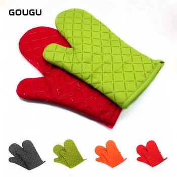 1Pair GOUGU Silicone Baking Microwave Oven Gloves Thicken Heat Resistant Pot Holder BBQ Glove Kitchen Mitten Mitts 4 Colors
1Pair GOUGU Silicone Baking Microwave Oven Gloves Thicken Heat Resistant Pot Holder BBQ Glove Kitchen Mitten Mitts 4 Colors