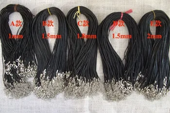 black leather necklace Lanyard pendant use hide rope necklace string Korea Wax cord 500pcs/lot diy accessories
black leather necklace Lanyard pendant use hide rope necklace string Korea Wax cord 500pcs/lot diy accessories