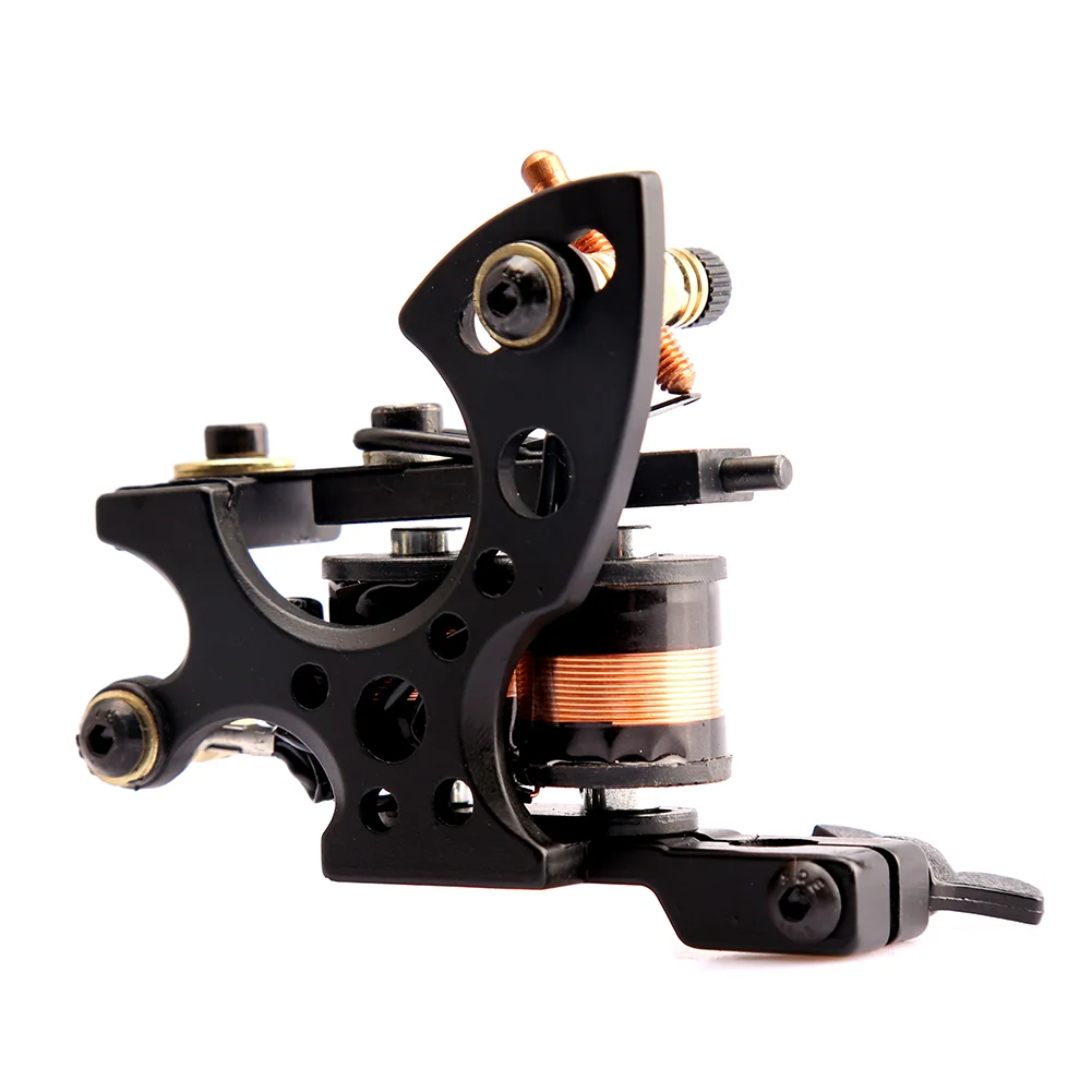 New Arrival Black Color Tattoo Machines Gun 10 Wrap Coils Liner Shader For Beginner Permanent Tattoo Machine Tattoo Supplies
New Arrival Black Color Tattoo Machines Gun 10 Wrap Coils Liner Shader For Beginner Permanent Tattoo Machine Tattoo Supplies