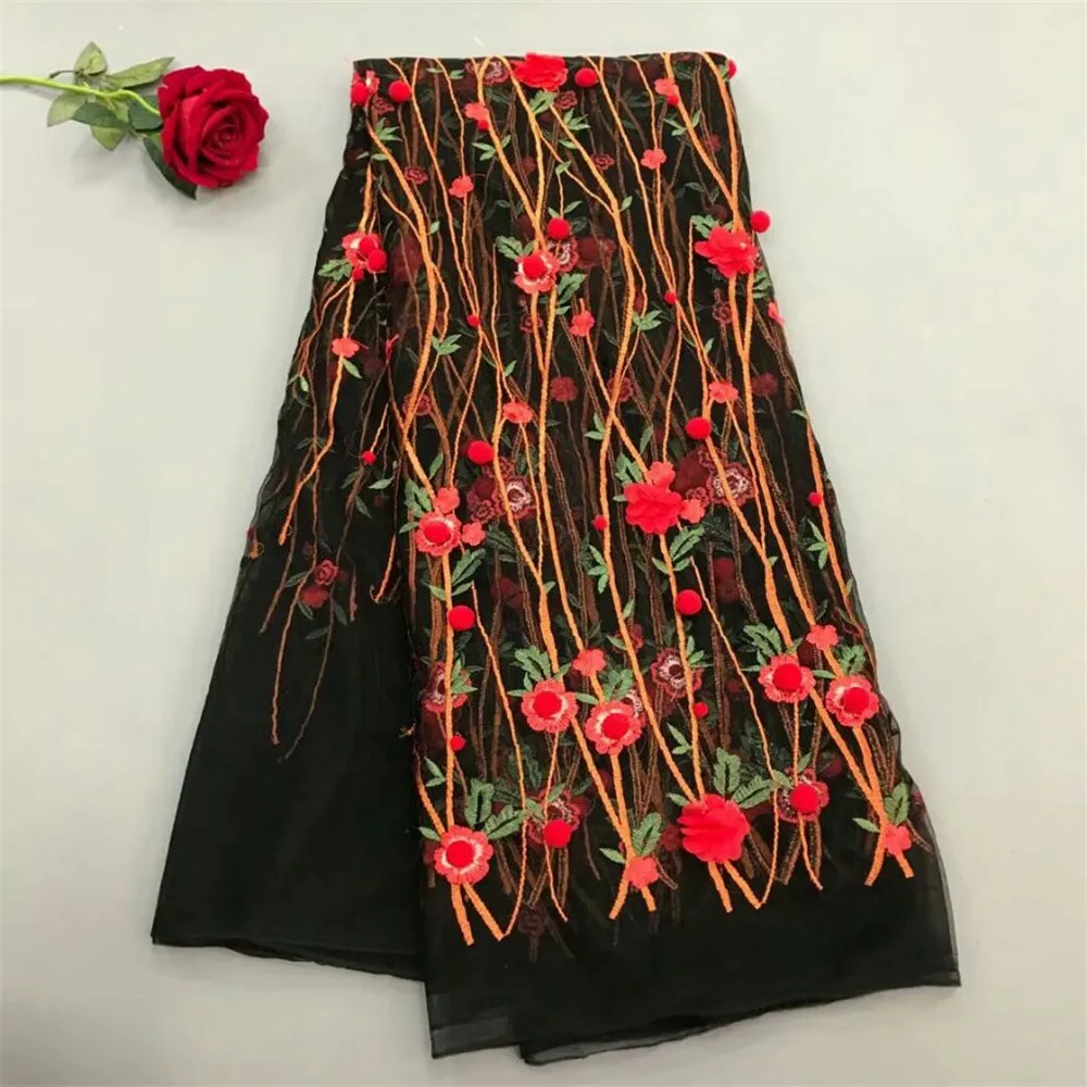HFX african lace fabric High quality Nigerian lace 3d flowers embroidered wedding lace tulle fabric X224-1
HFX african lace fabric High quality Nigerian lace 3d flowers embroidered wedding lace tulle fabric X224-1