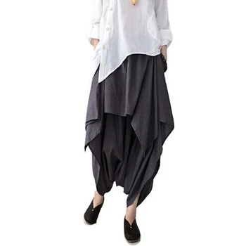 2016 Women Pants Cotton Linen Ruffled Harem Pants Women Pantalon Femme Trousers Women Camouflage Casual Pants Women
2016 Women Pants Cotton Linen Ruffled Harem Pants Women Pantalon Femme Trousers Women Camouflage Casual Pants Women