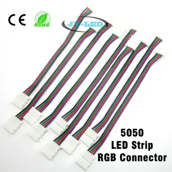 20pcs/lot 10cm 4pin for RGB color strip LED connector wire, free solder connector with 2end connectors for strip jointing
20pcs/lot 10cm 4pin for RGB color strip LED connector wire, free solder connector with 2end connectors for strip jointing