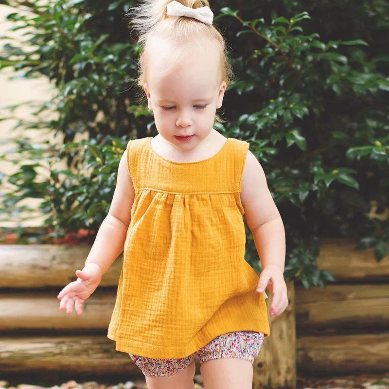OKLADY Best Selling Spain Children's Clothing American Girl Wild Cotton Linen Solid T Shirts Tank T Blouses Summer Tee Shirts
OKLADY Best Selling Spain Children's Clothing American Girl Wild Cotton Linen Solid T Shirts Tank T Blouses Summer Tee Shirts