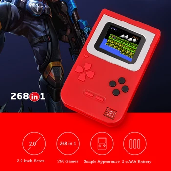 Video Game Console Retro Mini Pocket Handheld Game Player Built-in 268 Classic Games Best Gift For Child Nostalgic Players
Video Game Console Retro Mini Pocket Handheld Game Player Built-in 268 Classic Games Best Gift For Child Nostalgic Players