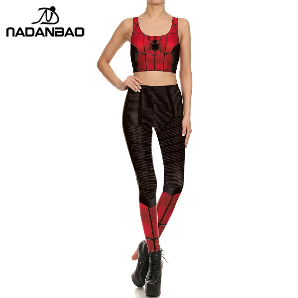 NADANBAO Spiderman 3D Print Leggings Set Cosplay Fitness Legging Suit Workout Legins for Woman
NADANBAO Spiderman 3D Print Leggings Set Cosplay Fitness Legging Suit Workout Legins for Woman