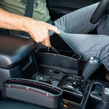Universal Storage Box Car Organizer Seat Gap PU Case Pocket Car Seat Side Slit for Wallet Phone Coins Cigarette Keys Cards
Universal Storage Box Car Organizer Seat Gap PU Case Pocket Car Seat Side Slit for Wallet Phone Coins Cigarette Keys Cards