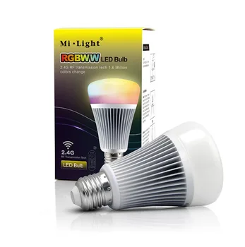 E27 8W RGBWW + C color temperature LED bulb remote control Bluetooth wireless connection
E27 8W RGBWW + C color temperature LED bulb remote control Bluetooth wireless connection