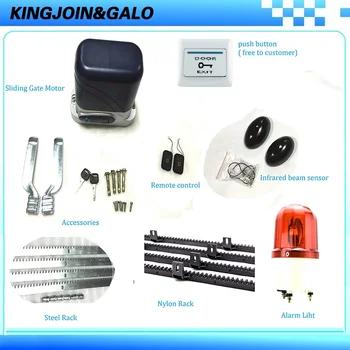 Auto Remote Control Electric Automatic Gate Motor Home Automation Gate Opener Enginee Complete Kit For Portal With 4M Gear Racks
Auto Remote Control Electric Automatic Gate Motor Home Automation Gate Opener Enginee Complete Kit For Portal With 4M Gear Racks