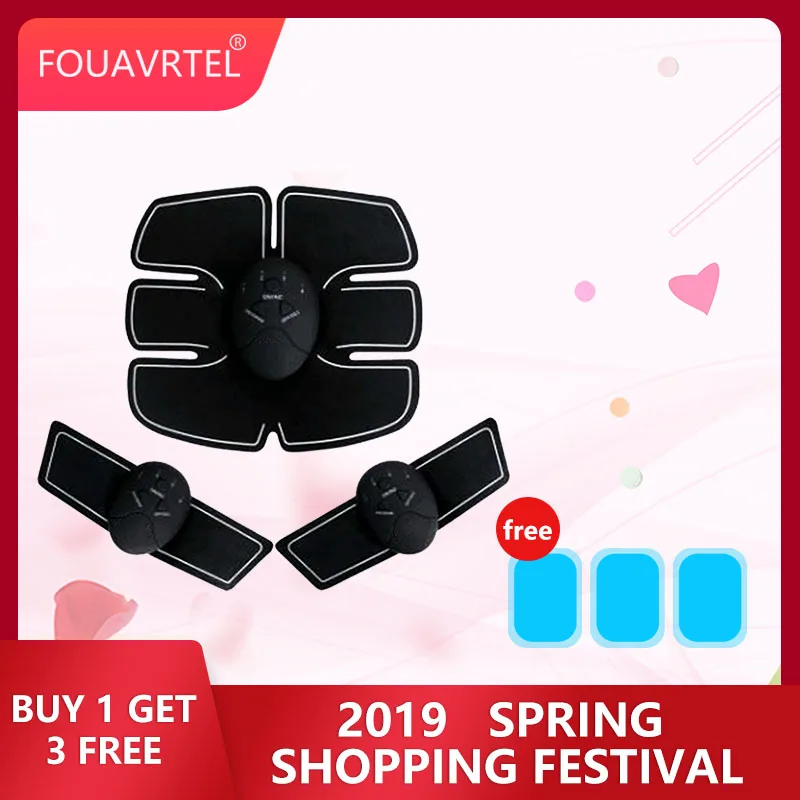 FOUAVRTEL Eletrode EMS Muscle Toner Abdominal Wireless AB Muscle Stimulator For Abdomen/Arm/Leg Exerciser for Men/Women
FOUAVRTEL Eletrode EMS Muscle Toner Abdominal Wireless AB Muscle Stimulator For Abdomen/Arm/Leg Exerciser for Men/Women