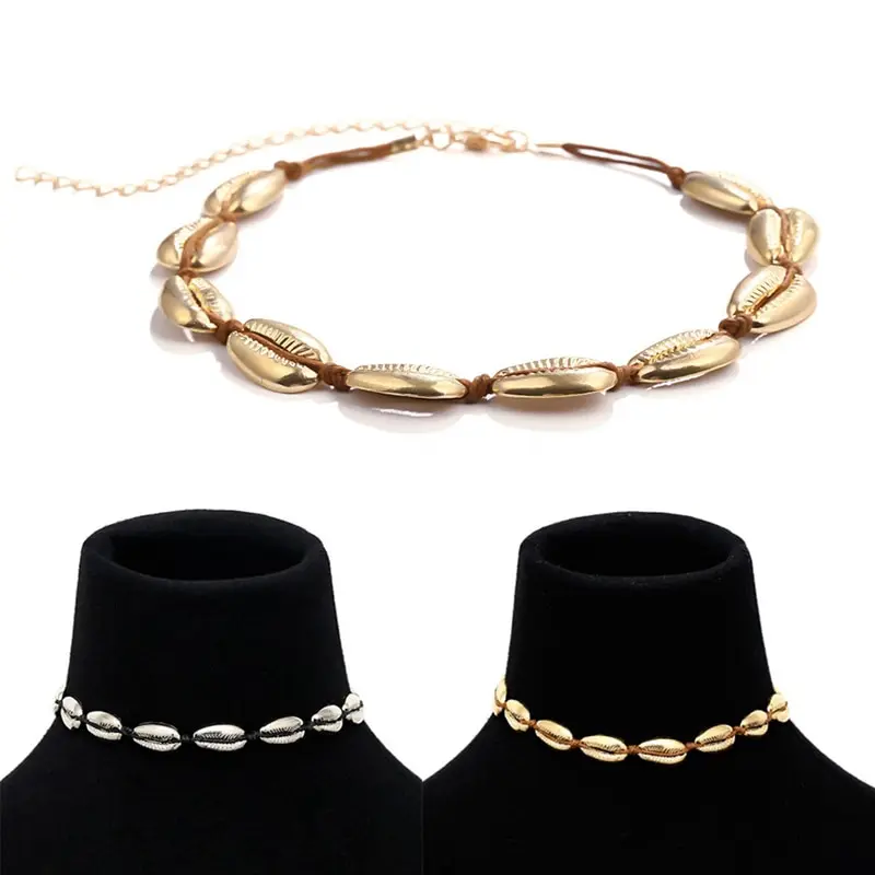 Boho Hawaiian Sea Shell Necklace Choker Jewelry Bohemian Beach Tassel Necklace Shell Gold Chain For Women Collar Chocker 2018
Boho Hawaiian Sea Shell Necklace Choker Jewelry Bohemian Beach Tassel Necklace Shell Gold Chain For Women Collar Chocker 2018