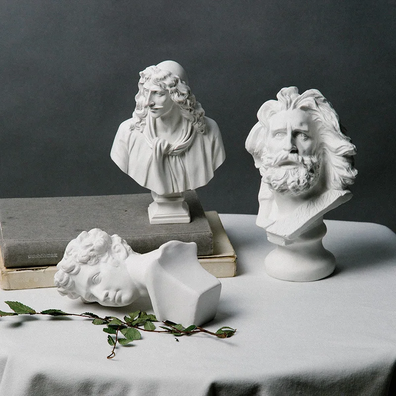 Greek Ornaments Art Student Sketch Resin Imitation Plaster Character Model figures Imaging gypsum models statuette Sculpture
Greek Ornaments Art Student Sketch Resin Imitation Plaster Character Model figures Imaging gypsum models statuette Sculpture